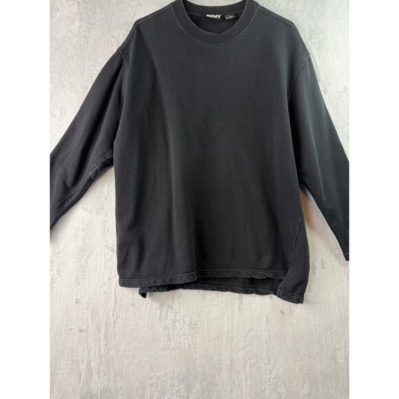 DKNY Black Crewneck Sweatshirt – Minimalist Classic – Size M - Picture 4 of 5